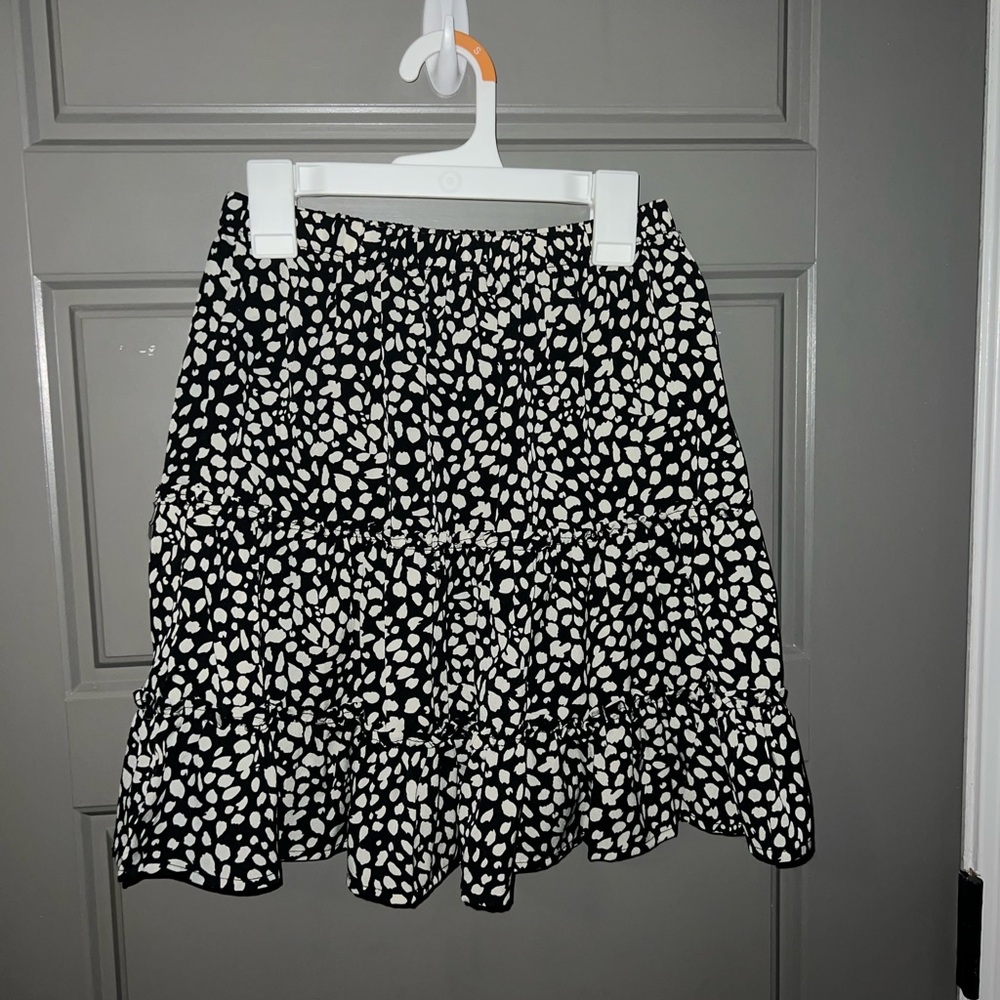 Black and white skirt